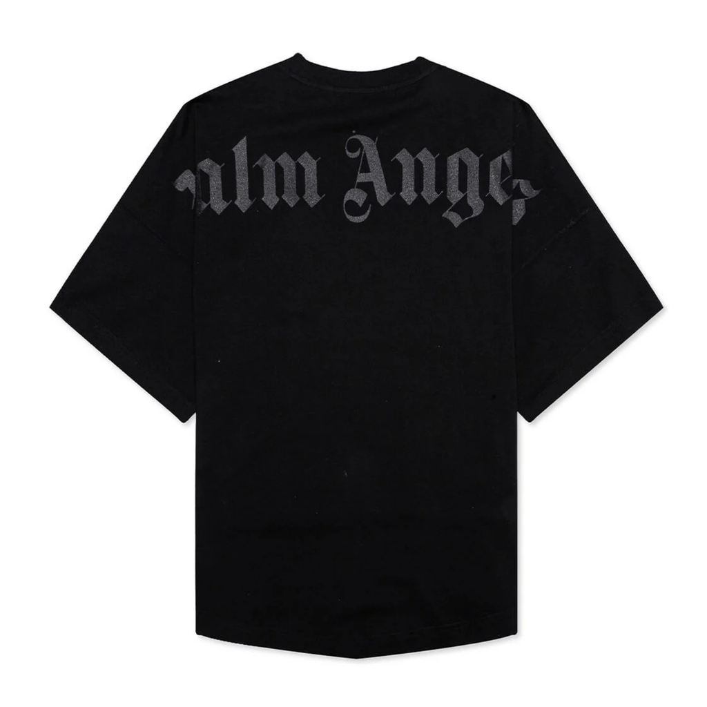 Palm Angels Glitter Back Logo Tee