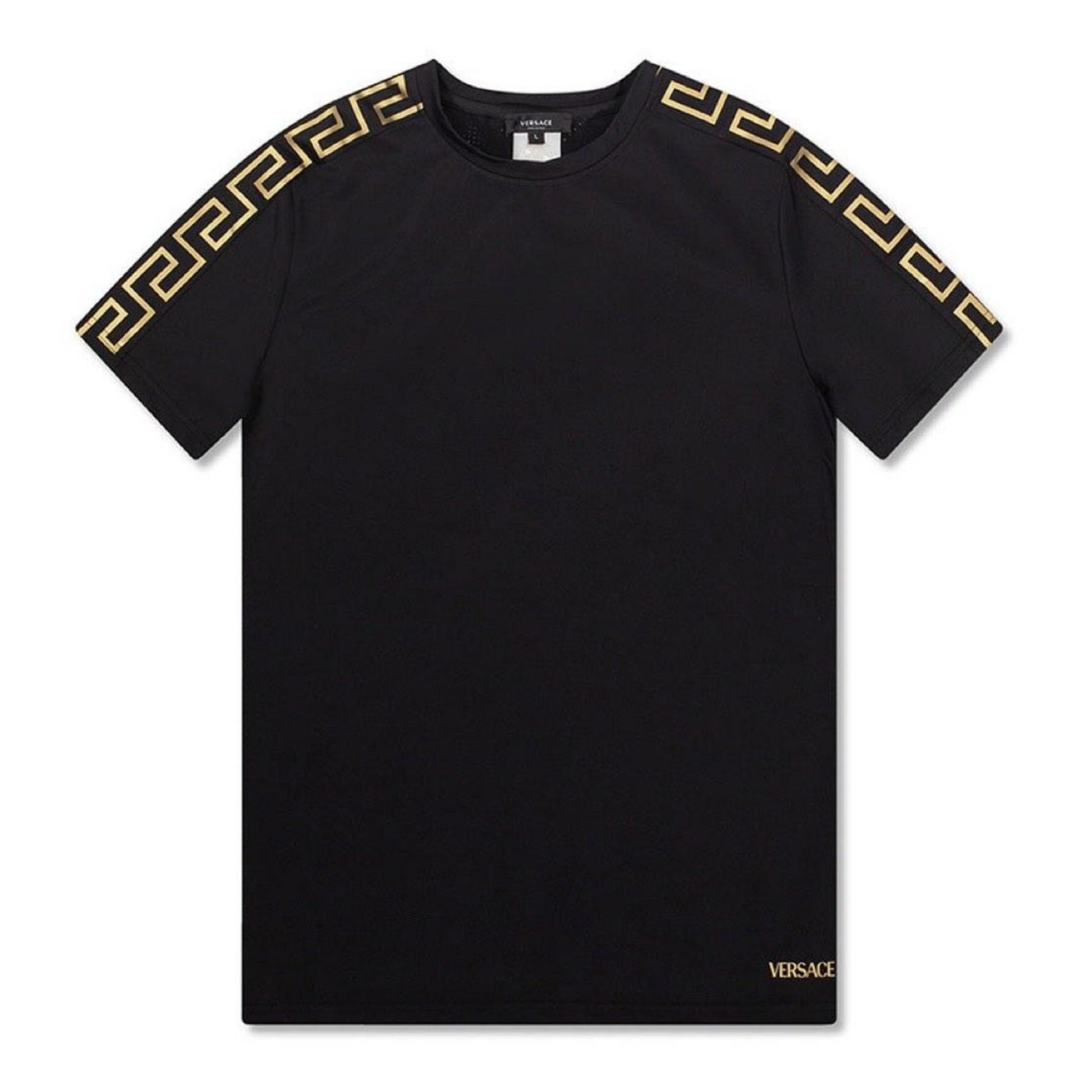 Versace La Greca Sleeve Tee