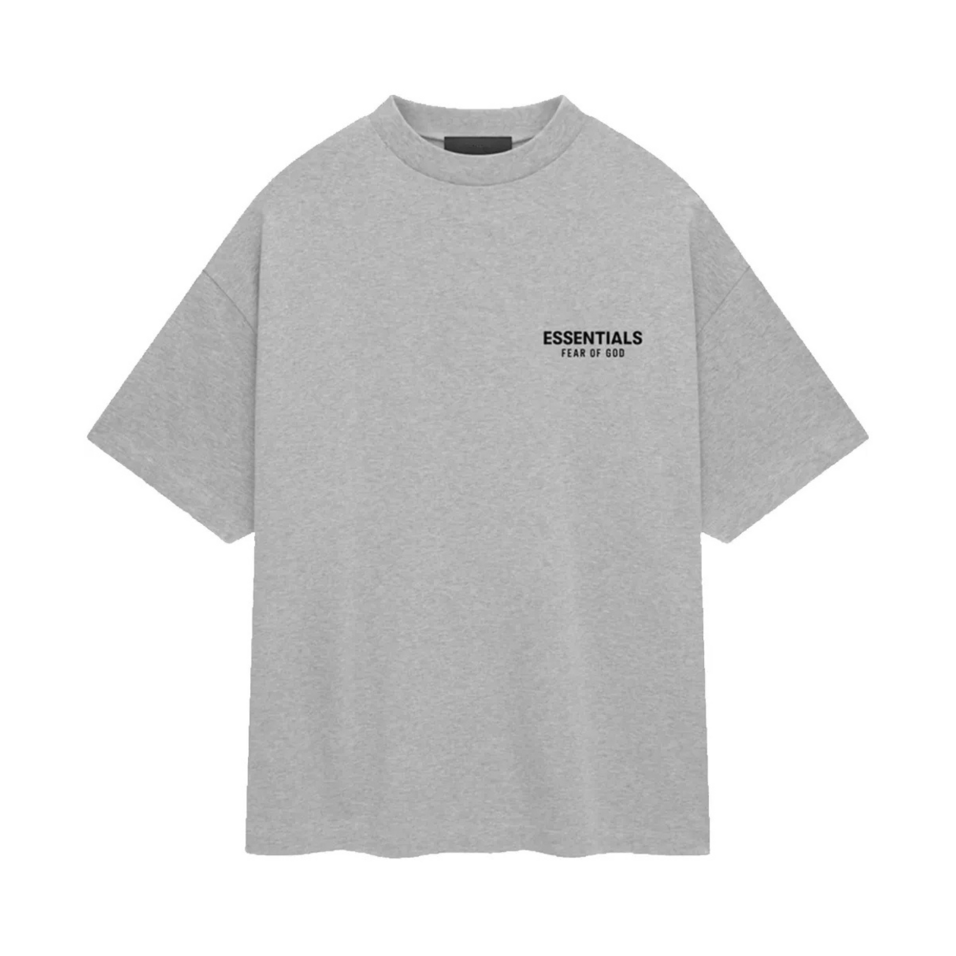 Essentials Oatmeal Back Logo Tee