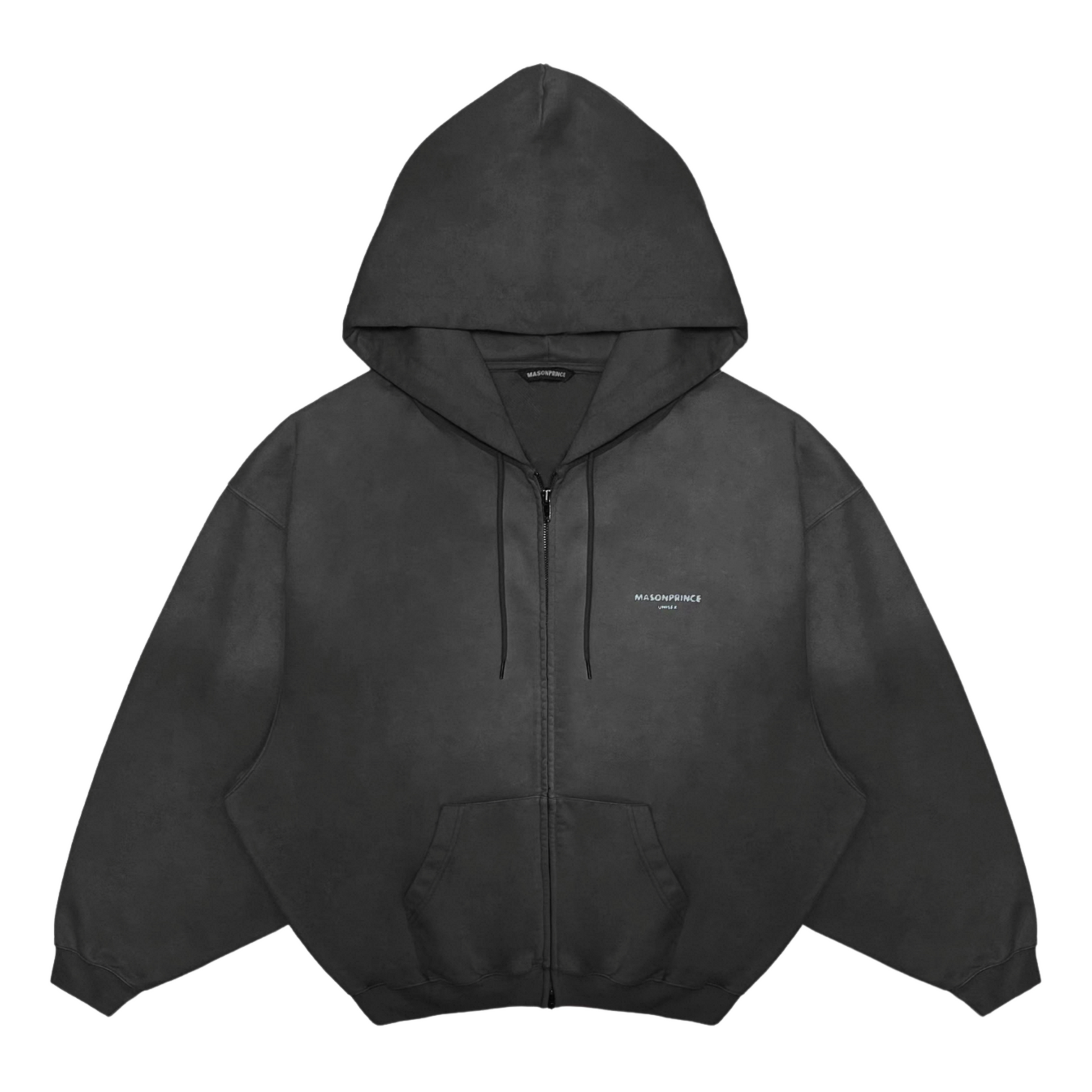 Masonprince Back Logo Zip Hoodie