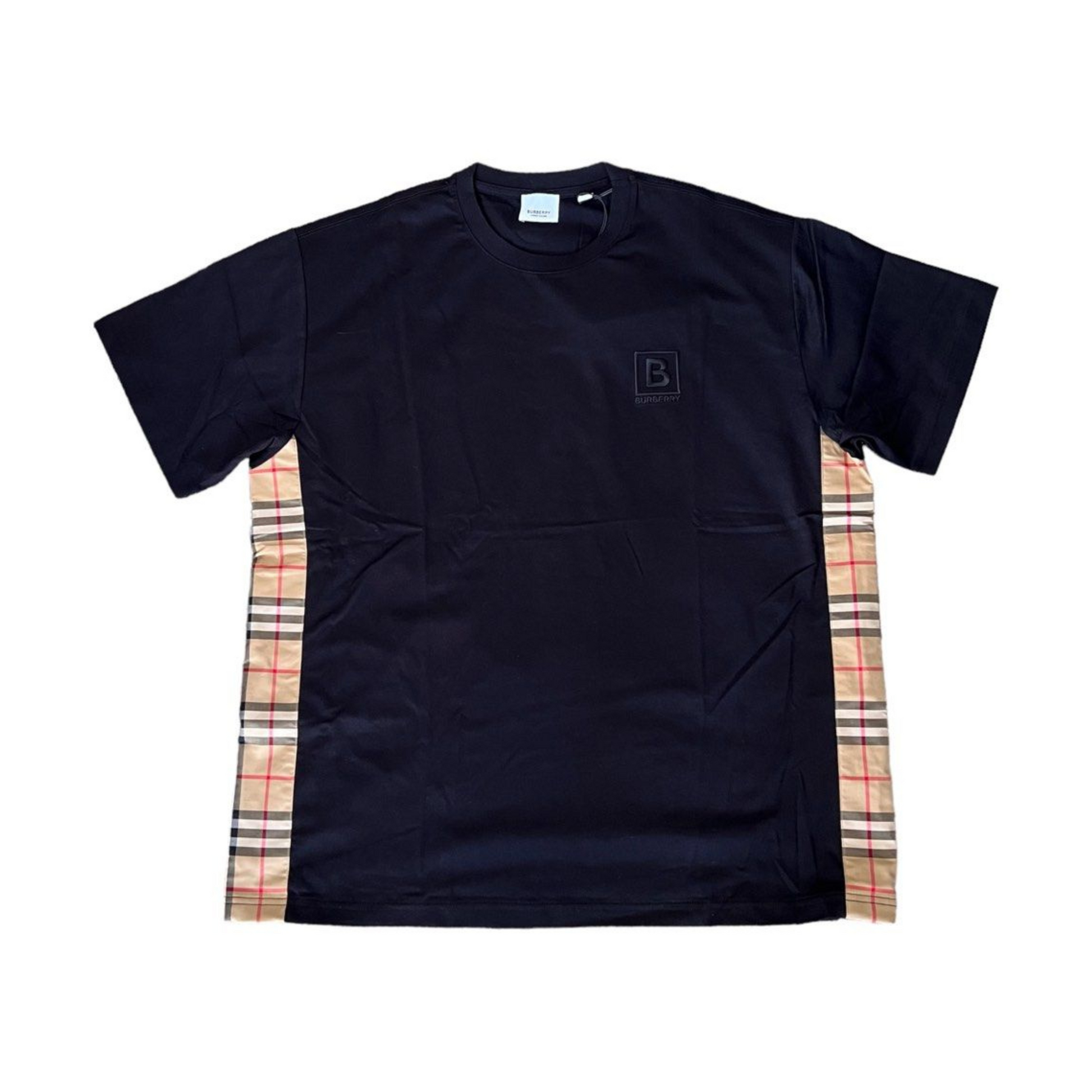 Burberry Check Panel Tee