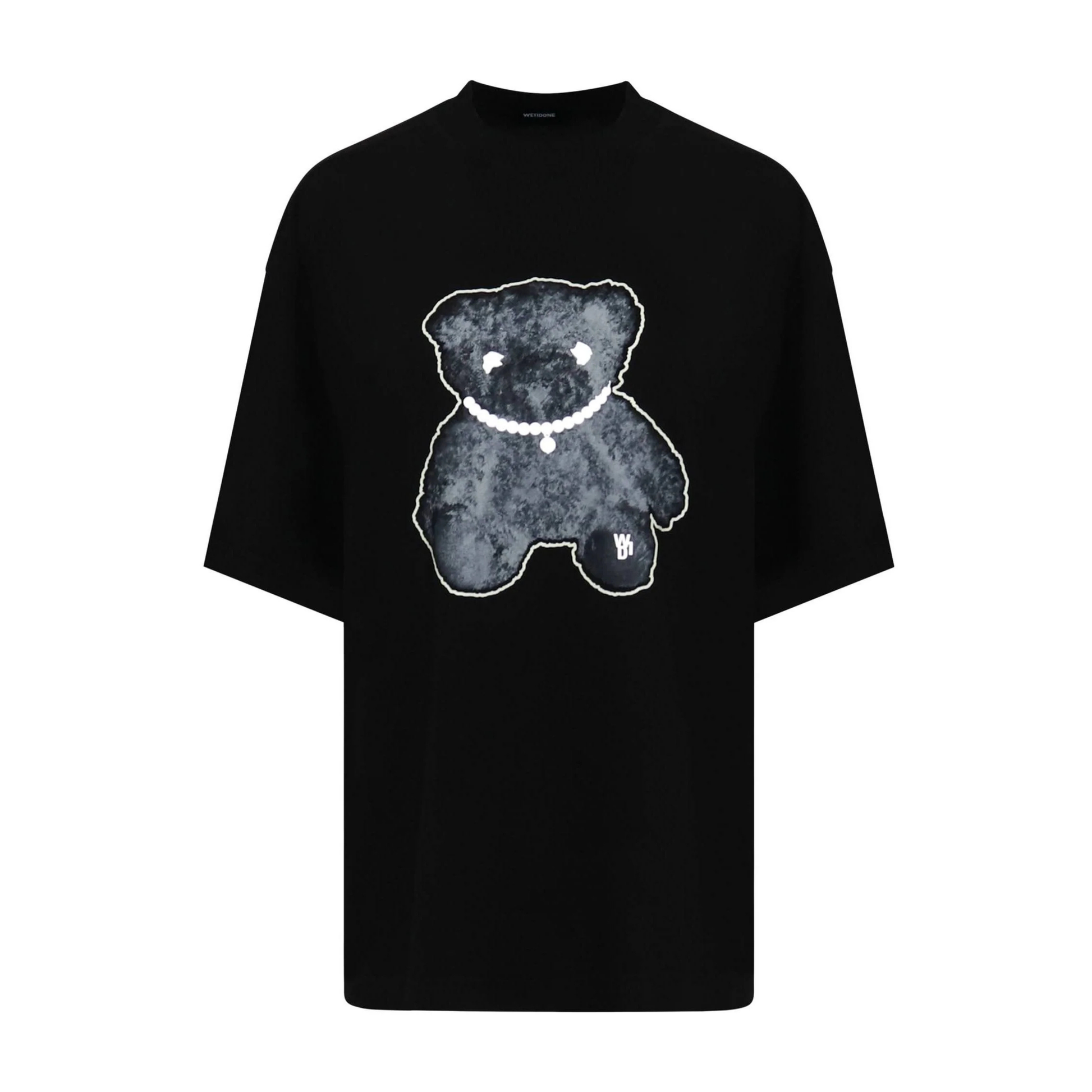 We11done Pearl Bear Reflective Tee