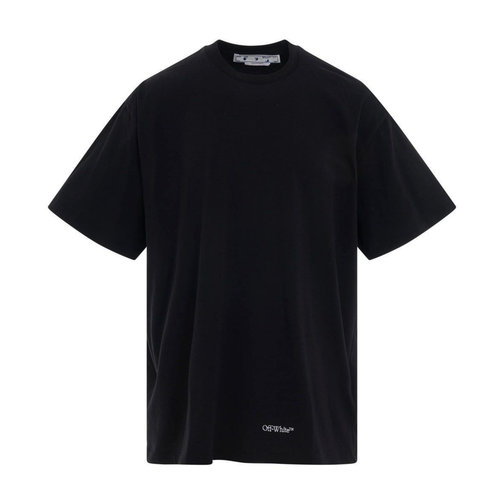 Off White Scribble Embroidery Tee