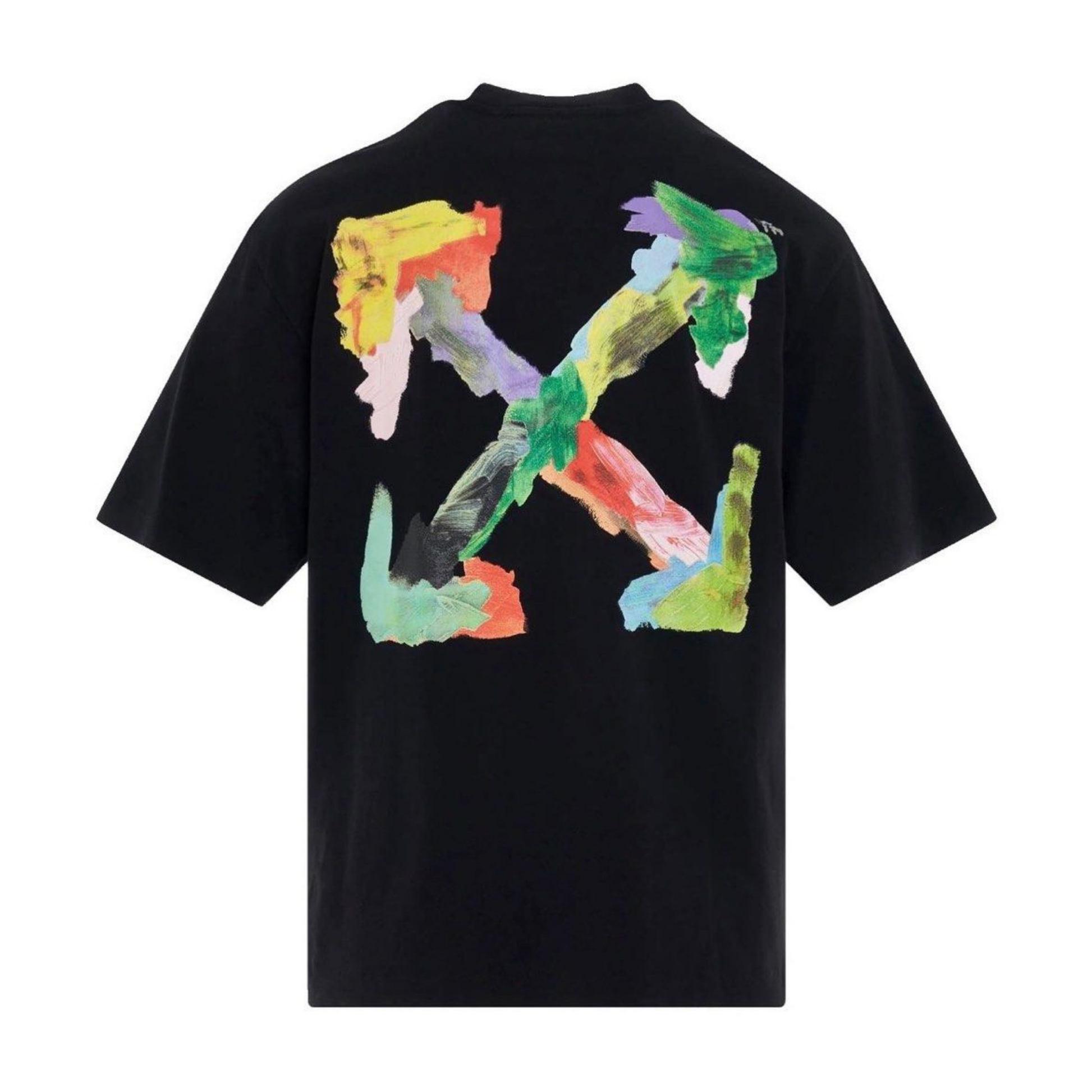 Off White Brushed Multicolour Tee