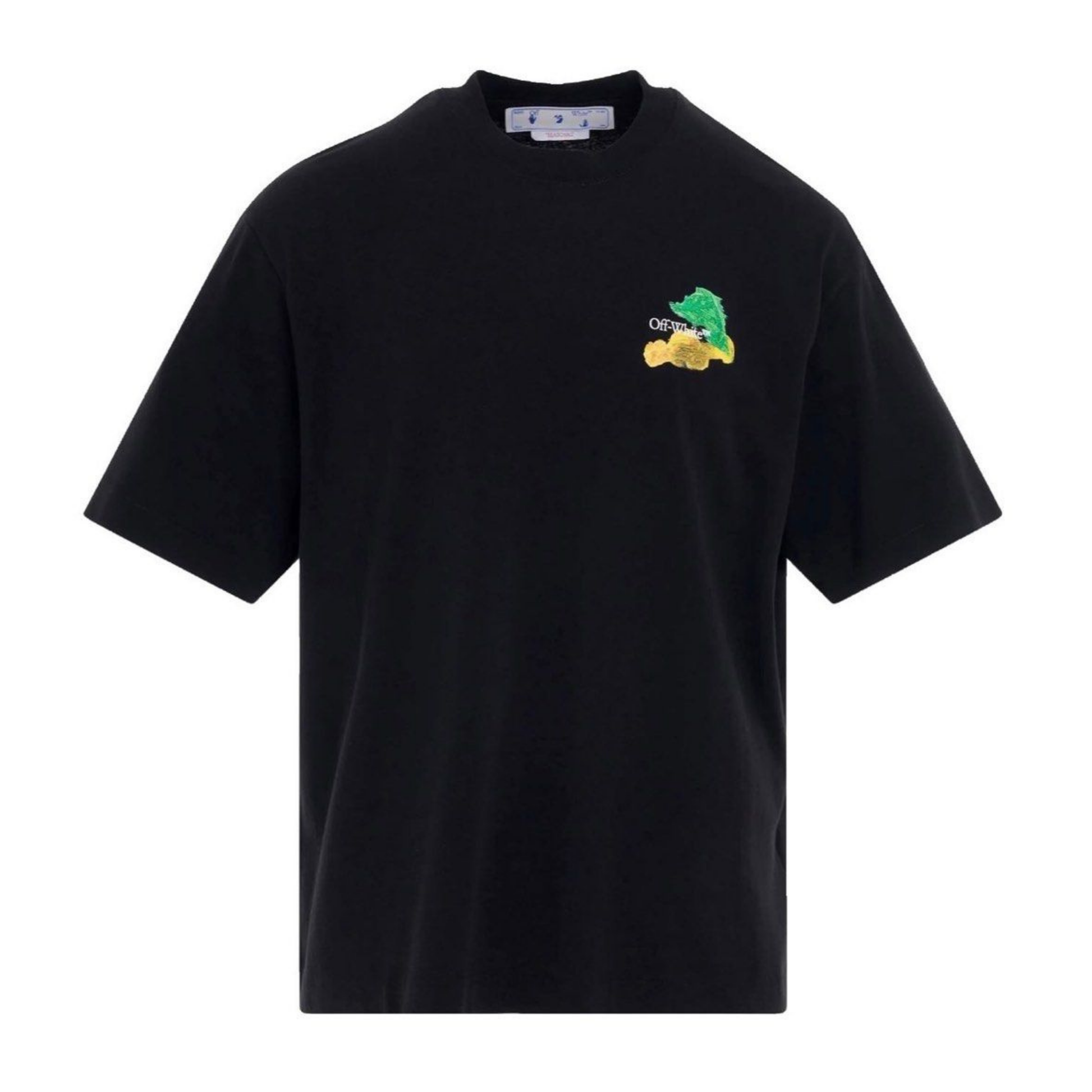 Off White Brushed Multicolour Tee